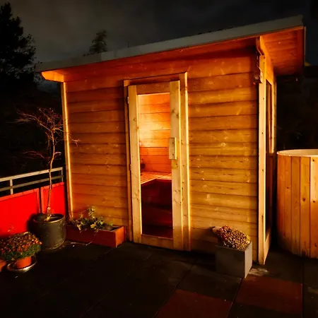 Sauna Zenklova 1, 4 Rooms, Terase, Garden, Sauna Prague