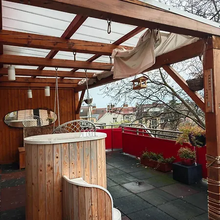 Sauna Zenklova 1, 4 Rooms, Terase, Garden, Sauna
